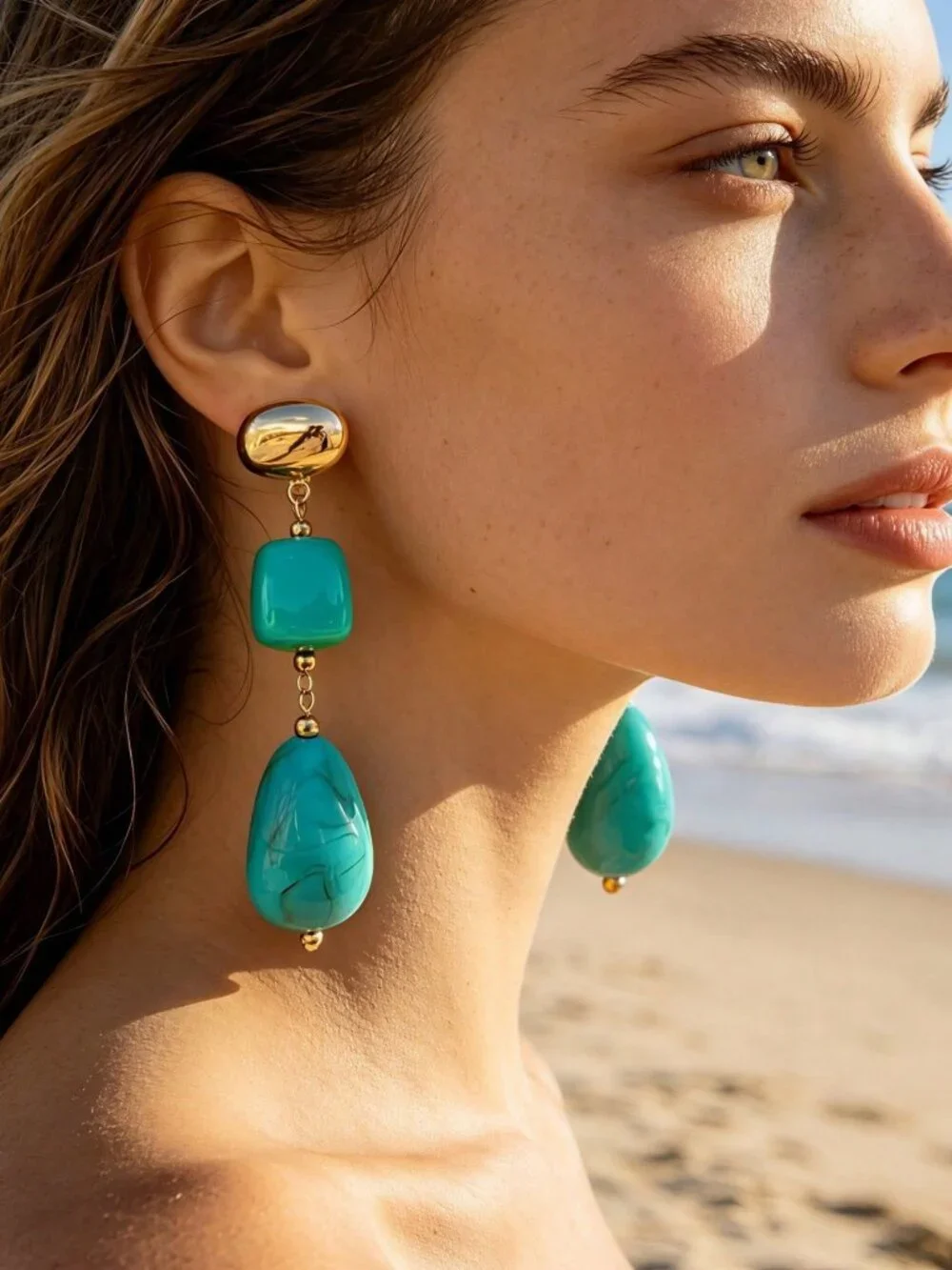 Boho Luxury Women's statement Dangle Earrings